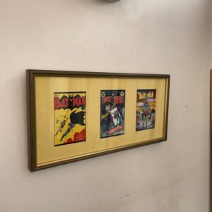 Batman Comic Framed Vintage Covers.